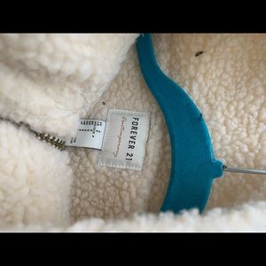 Thick white jacket soft
